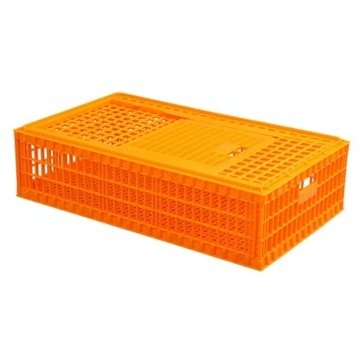 Cage empilable en plastique de caisse de transport de poulet vivant de volaille